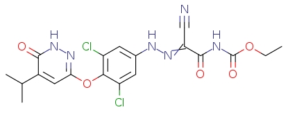 (Z)-乙基 (2-氰基-2-(2-(3,5-二氯-4-((5-異丙基-6-氧亞基-1,6-二氫噠嗪-3-基)氧代)苯基)亞肼基)乙酰基)氨基甲酯